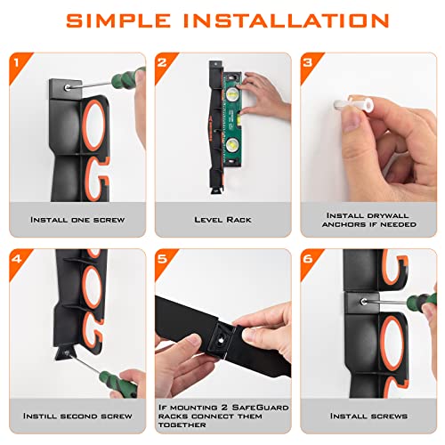 Horizontal Fishing Rod Holder (V6-1 Pack)