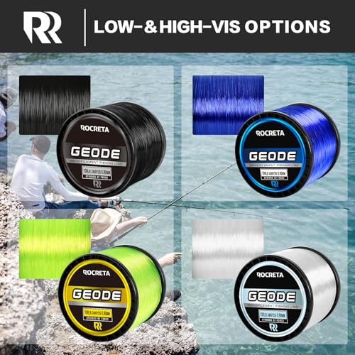 Geode Monofilament Fishing Line (BLACK / 30LB(1200YDS))