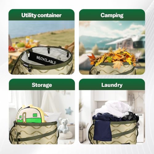 Pop Up Trash Bin (GREEN)