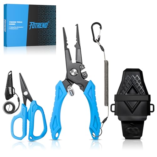 3Pcs Fishing Tool Kit (Blue-2pcs)