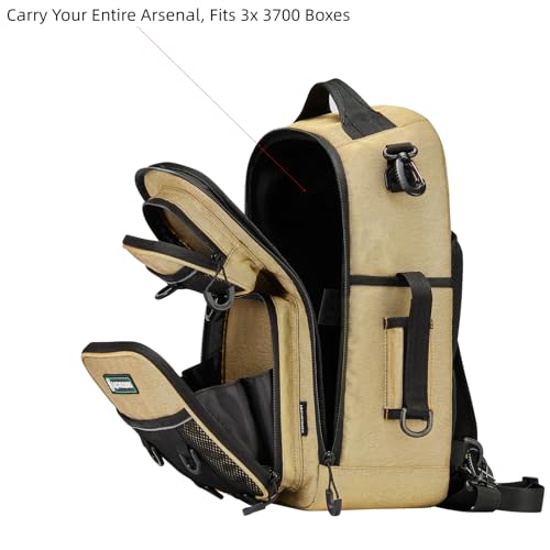 22L Wading Fishing Tackle Sling Bag (Tan)