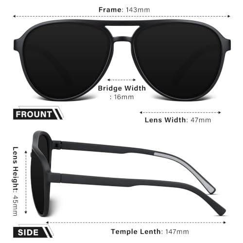 Women's Polarized Aviator Sunglasses Sport Style for Running Pickleball UV Protection Tangle