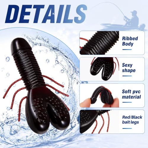 10 Pcs Fishing Lure (Black Bass)