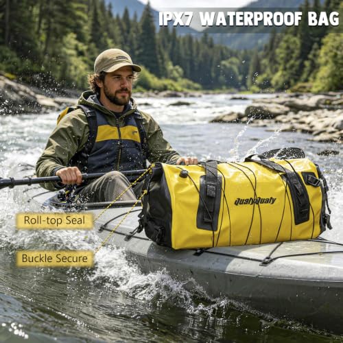 Waterproof Duffel Bag 80L Roll (Yellow / 80L)
