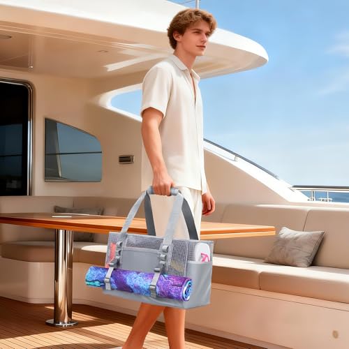 Mesh Boat Gear Bag (Gray)