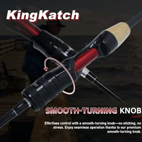 Ultralight Fishing Rod 5’6” (A-Black-SPIN-5'6")