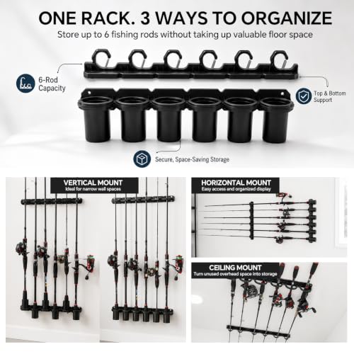Heavy Duty Fishing Rod Storage Rack