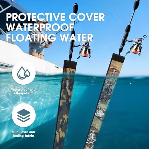 Fishing Rod Sleeve Protector (Woodland / Spinning)