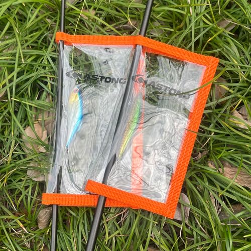 Clear PVC Fishing Lure Wraps 4 (Orange / 4pcs(2m+2l))