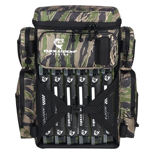 Evolution Fishing Drift Series Tackle Backpack (3600 / Tiger Stripe)