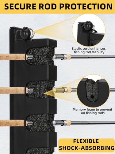 Fishing Rod Holder for Truck Bed (4 Rods for Truck Bed)