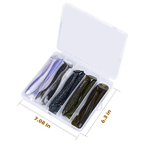 Paddle Tail Swimbait Fishing Lures for Bass Fishing (Model H)