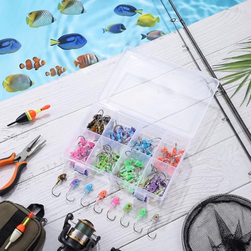 80 Pcs Crappie Jig Heads for Fishing (3/8 oz / Fishing Saltwater)