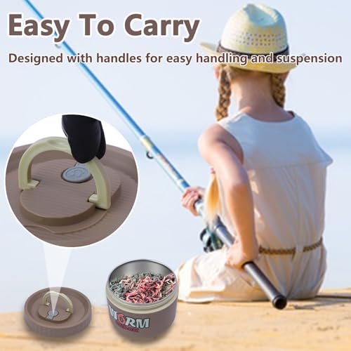 Fishing Bait Container (Khaki)