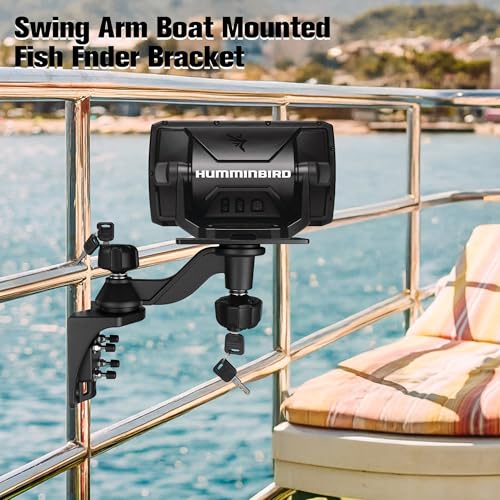 Heavy Duty Fish Finder Mount with Swing Arm