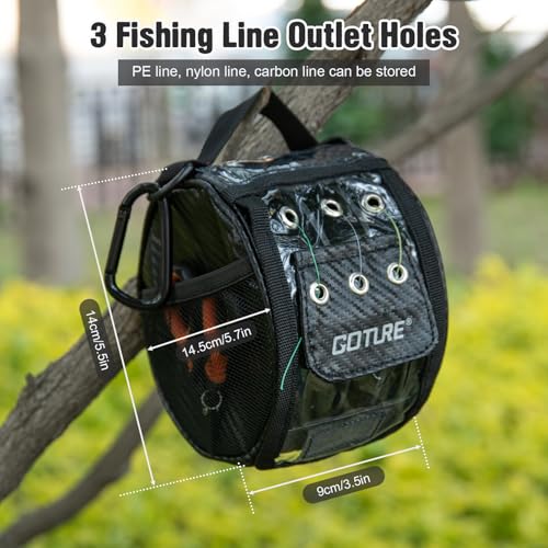 3 Outlet Holes Fishing Line Storage Bag (3 Hole - Only Bag)