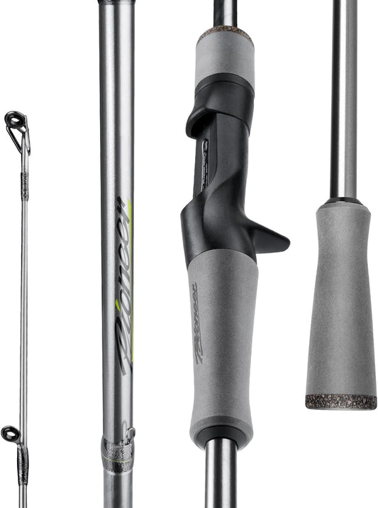 Pioneer Spinning Fishing Rod 6' Medium Fishing Rod (6' - M - Moderate Fast - 2pcs)