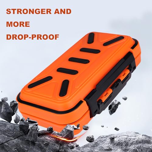 small tackle box (Orange (Size:6.3’’L x 3.74’’W x 2.16H))