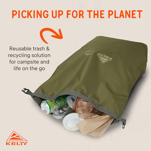 Litter G’tter Reusable Heavy Duty Garbage Bag and Carry Sack for Firewood (1 Count (Pack of 1) / Winter Moss)