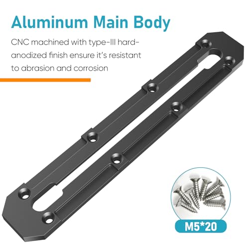 Aluminum Kayak Rail (（9in 8 screws）)