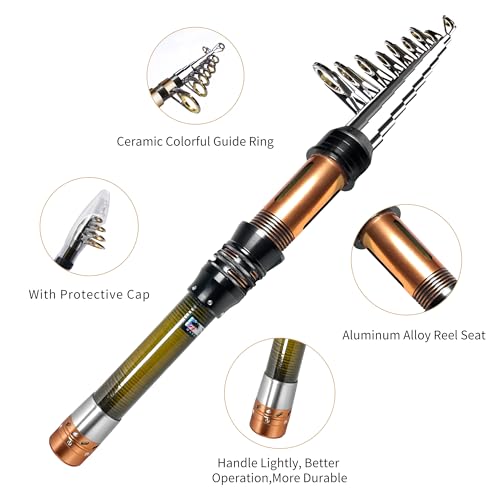 Upgraded Fishing Pole Kit (Upgraded 6.89FT/2.1M)