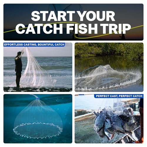 Fishing Cast Net Saltwater Freshwater