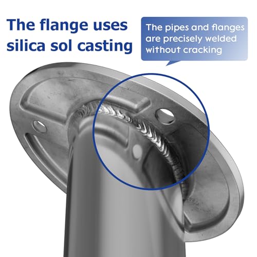 30 Degree Fishing Rod Holder 2 Pack (Stainless Steel - 30 Degree with Cap)
