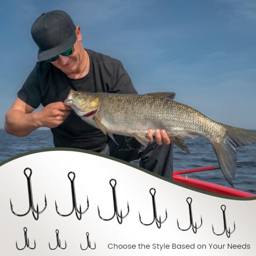 3X Strong Fishing Treble Hooks