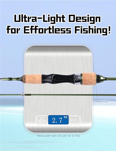 Wild Streams Ultralight Spinning&Casting Trout Rod (Green / 6'0"-Spin-Ultralight (2pcs))