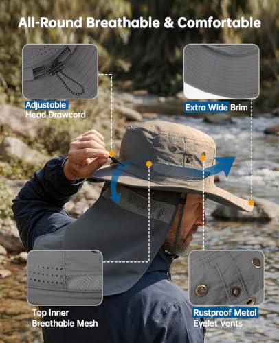 Fishing Sun Hats for Men Women