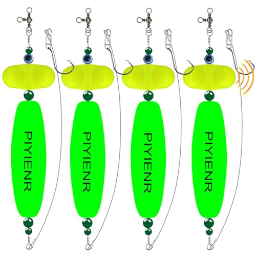Catfish Rig Catfishing Tackle Floats with Rattler Santee Cooper Rig Equipment for Bank Fishing Peg Floats with Circle Hooks Bait Rigs