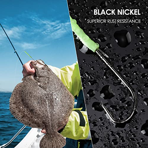 5pcs Sea Fishing Rigs (C. 5pcs- 2 hooks- size 1- 52cm gap)