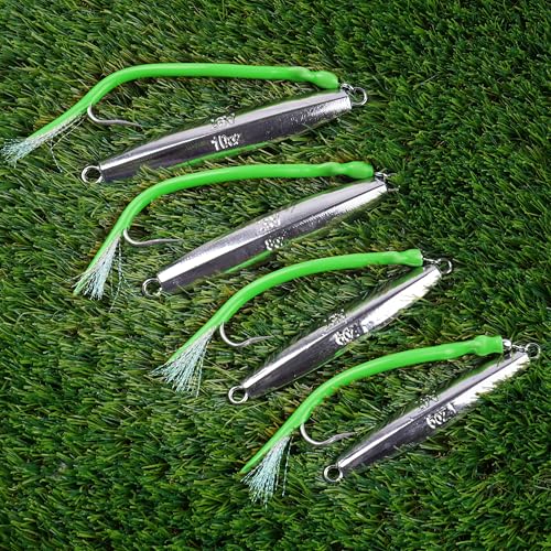 Diamond Jigs Saltwater Fishing Lures (3pcs-3 Colors Mixed / 8oz)