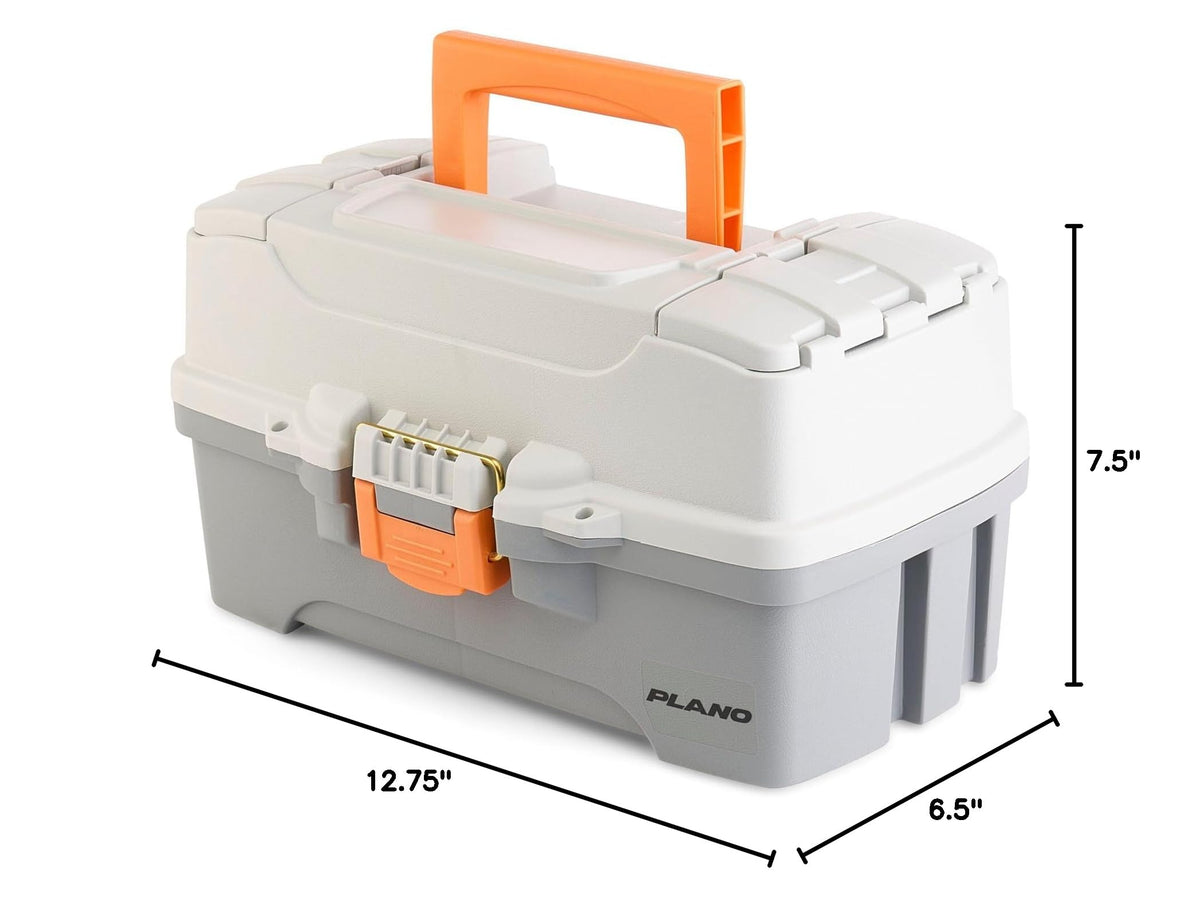 Two Tray Tackle Box (Light Grey/Dark Grey / Two-Tray / Two-Tray)