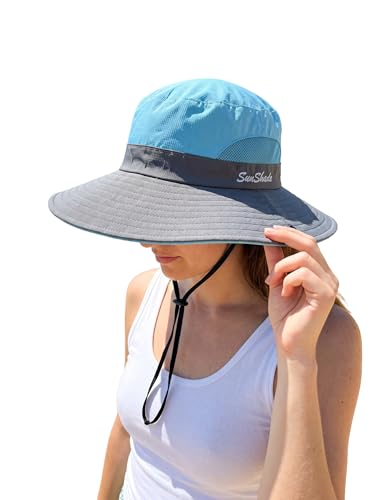 Wide Brim Sun Hat for Men Women