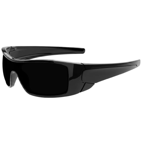 Z87 Wrap Around Safety Sunglasses for Big Heads Men TR90 Ultralight UV400 Protection 8711