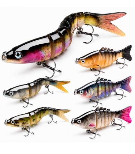Bass Lures Multi Jointed Swimbaits Hard Baits 6