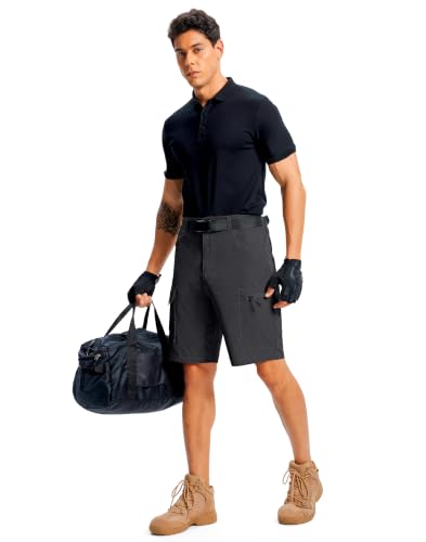 Men's Hiking Cargo Shorts 9" Lightweight Quick Dry 6 Pockets