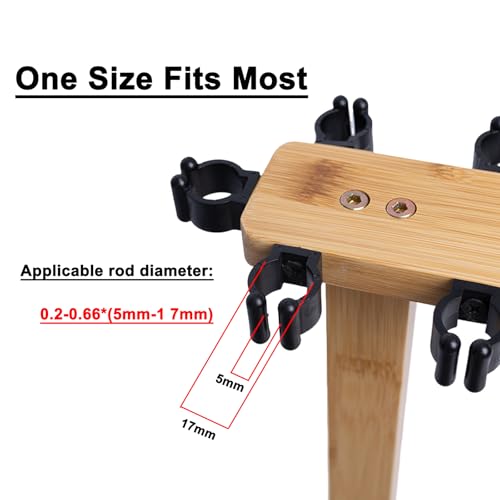 Fishing Pole Rod Racks (holds up 14 rods)