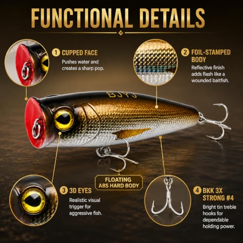 Topwater Popper Fishing Lure