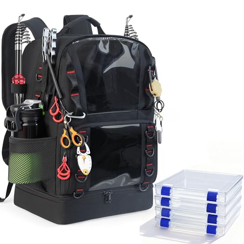 Fishing Tackle Backpack with Cooler