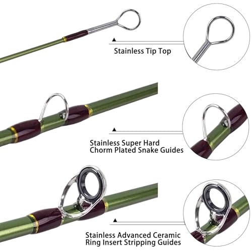 6'6'' LW2 Fly Fishing Rod with Rod Tube (6'6'' LW2 / Only Rod)