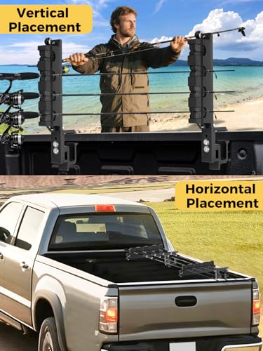 Fishing Rod Holder for Truck Bed (4 Rods for Truck Bed)