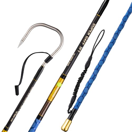 Carbon Fiber Fishing Gaff Saltwater Fish Gaff with S316 Stainless Steel Fishing Hook