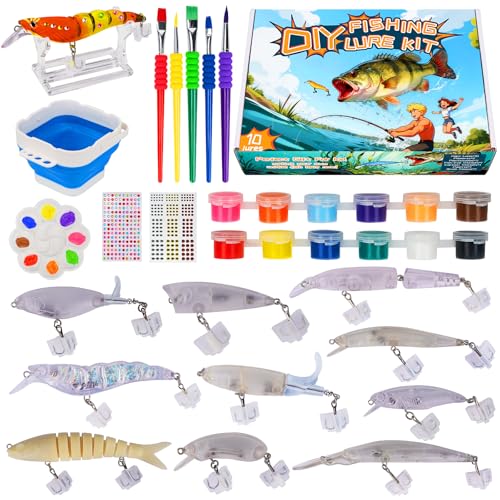 DIY Fishing Lure Kit (10pcs with acessions)
