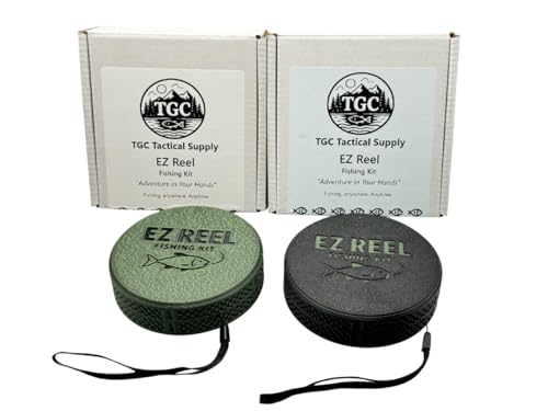 EZ Reel ~ Fishing Kit (Green Case-Orange Reel)