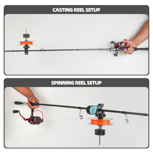Portable Fishing Line Spooler (Blue)