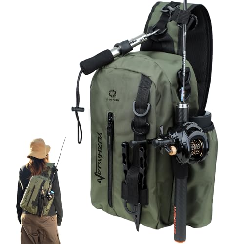 Small Fishing Bag with Rod Strap