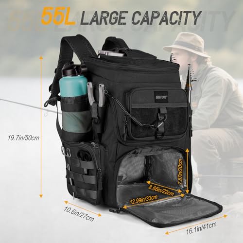 Fishing Backpack with Cooler