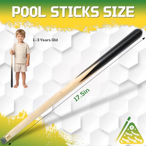 Wooden Short Pool Cue Stick